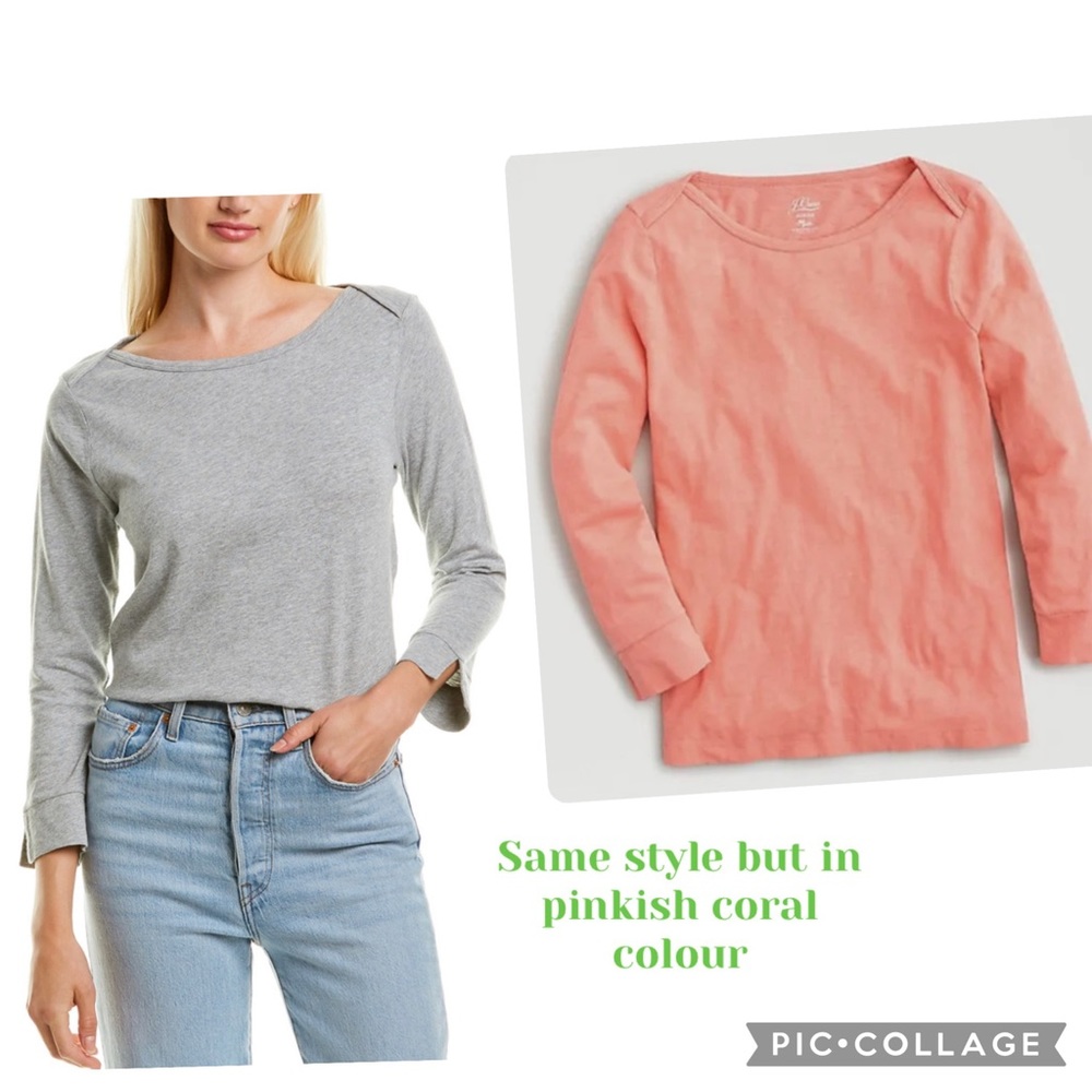 👯‍♀️Host Pick⚡️ J. Crew Boatneck Painter Slub Tee